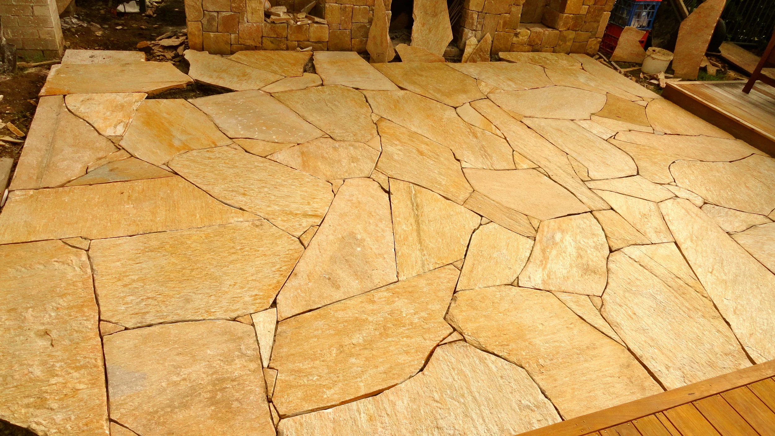 Mimosa Rocks Landscapes - Stone masonry limestone flagging - Tintenbar / Newrybar /Lennox Head / Byron Bay 2478 / 2481