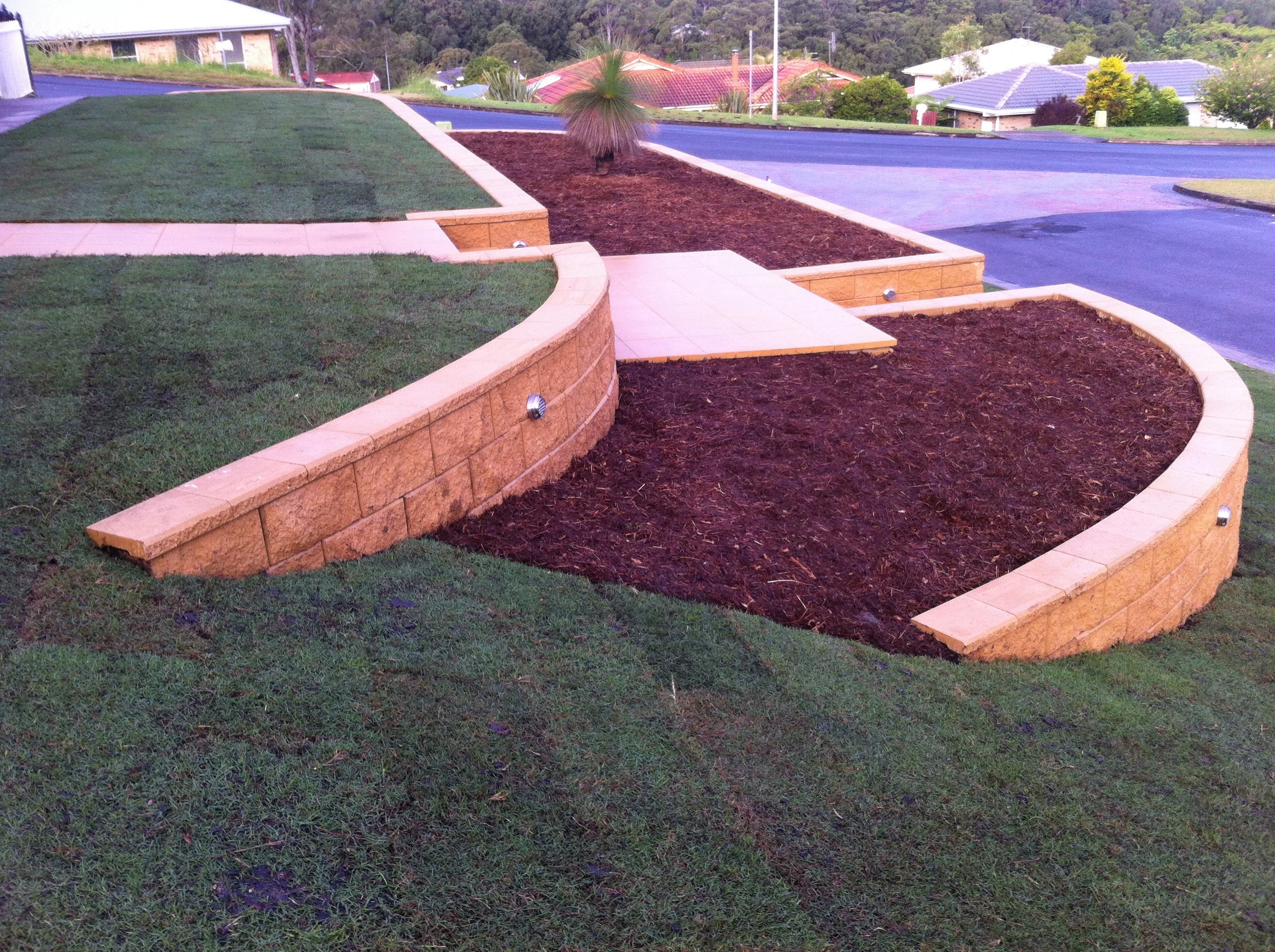 Mimosa Rocks Landscapes - retaining wall block work - Byron Bay/ Newrybar / Broken Head / Lennox Head / Tintenbar / Bangalow / Federal / Alstonville /2478, 2481