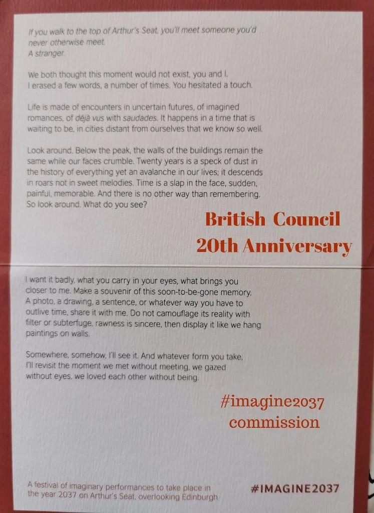 " Closer", a British Council commission