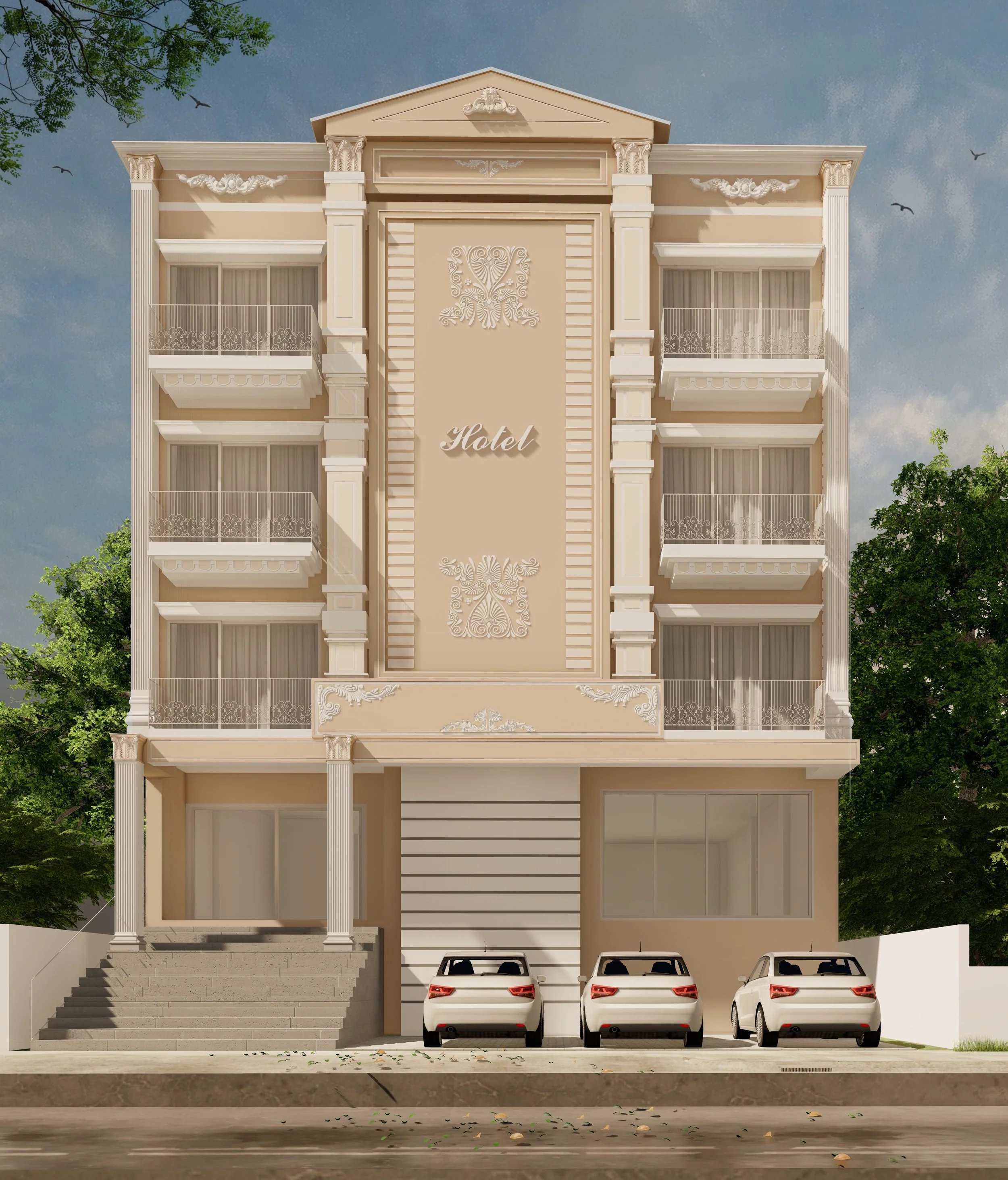 HOTEL SHIMOGA ELEVATION - OPTION 2 (CLASSIC).jpg