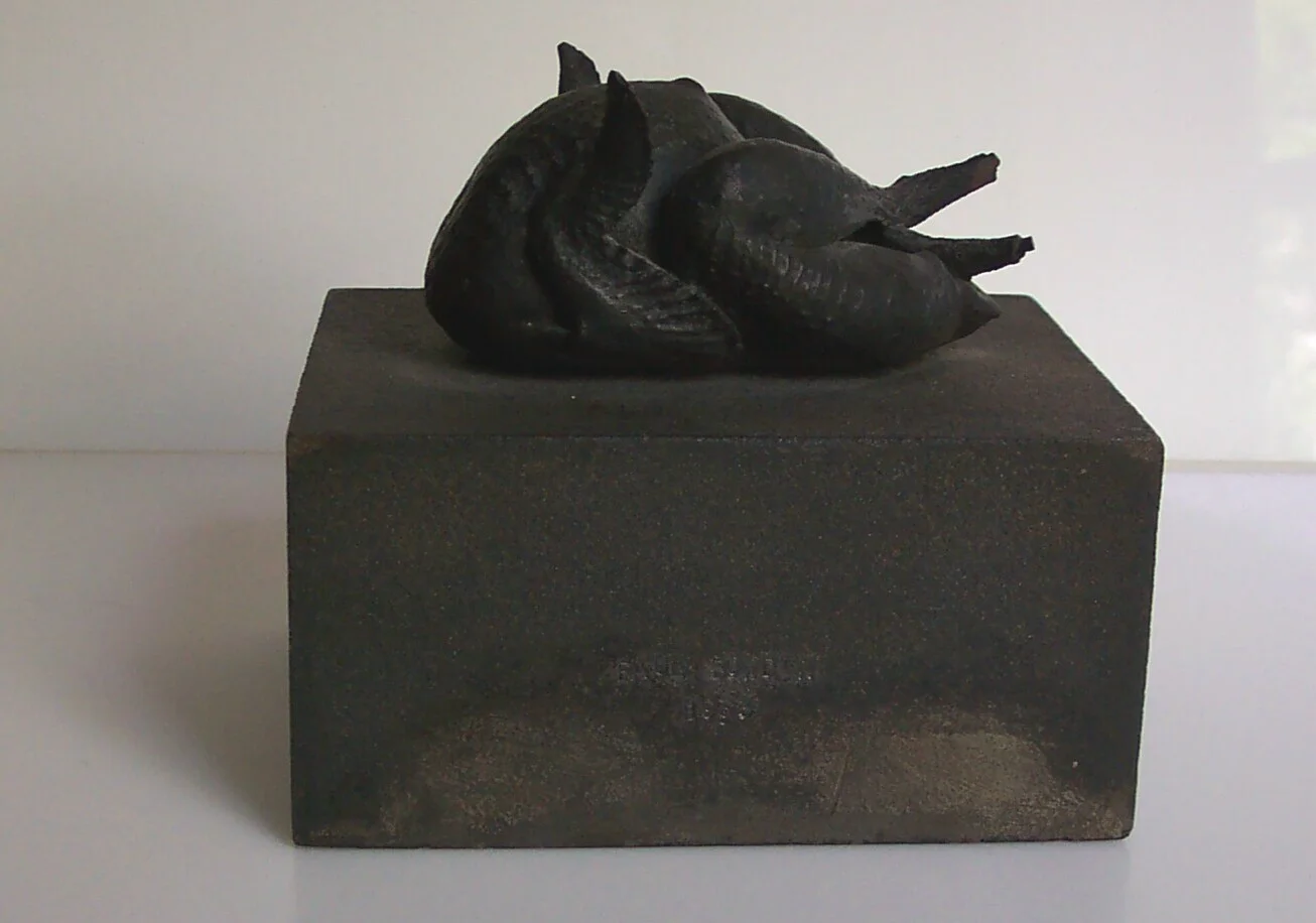  Quail 1992 bronze, cast iron 
