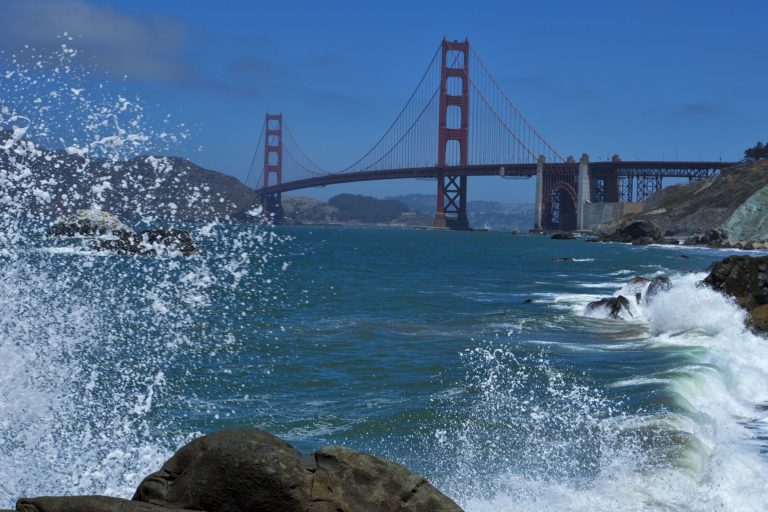 Golden Gate Bridge From Baker Beach