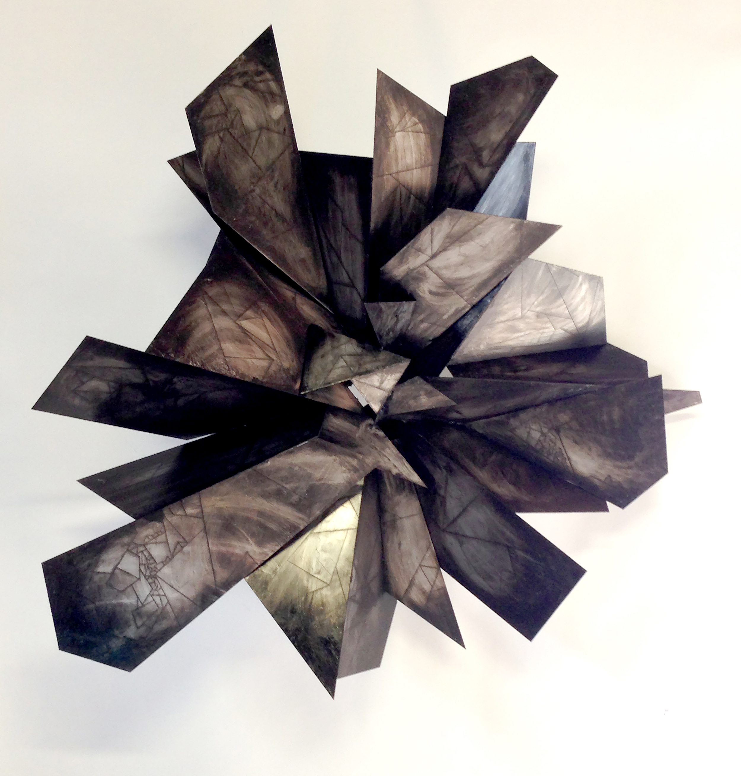 Liminal Relief no.2./2014/Aluminium dry point etched