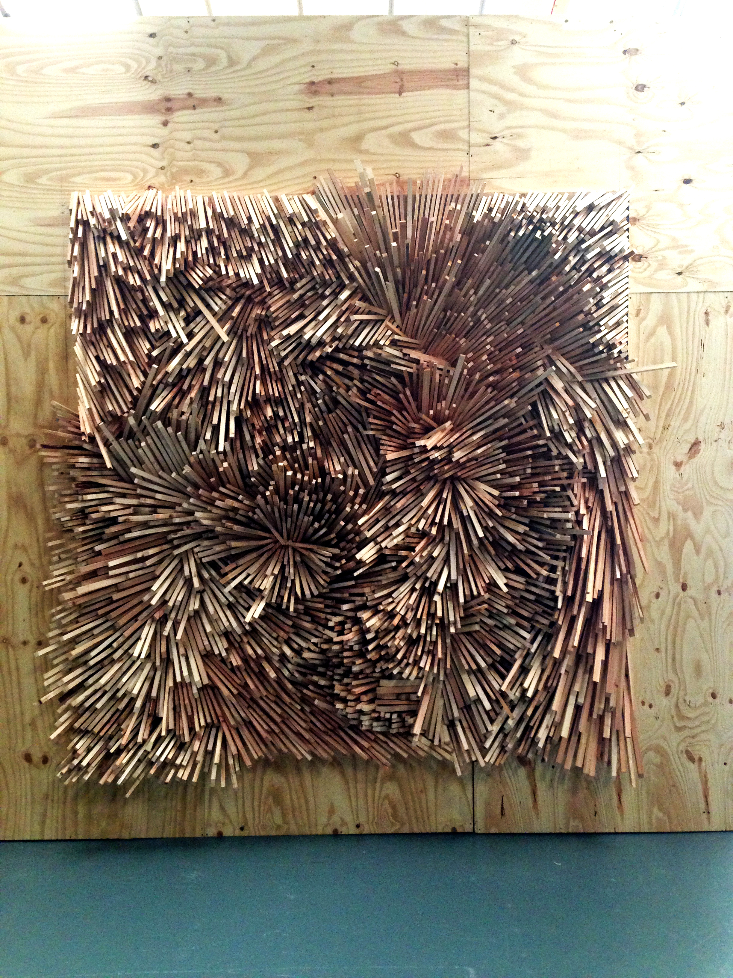 Skin Study, 2013/Wooden Relief