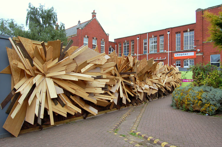 Untitled, 2008/ Wooden installation