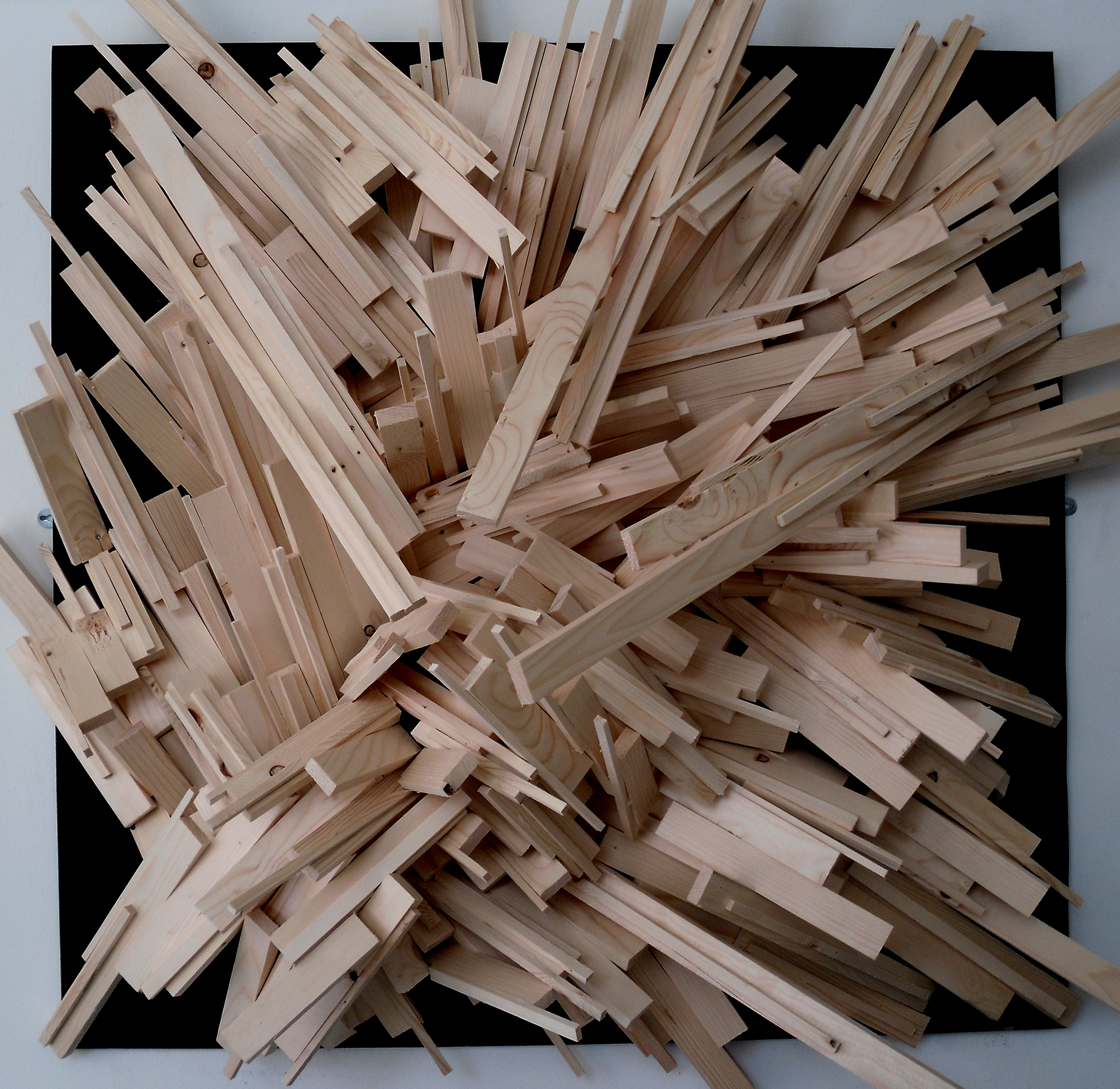 Burst series 1 of 2 /2012 Wooden Relief