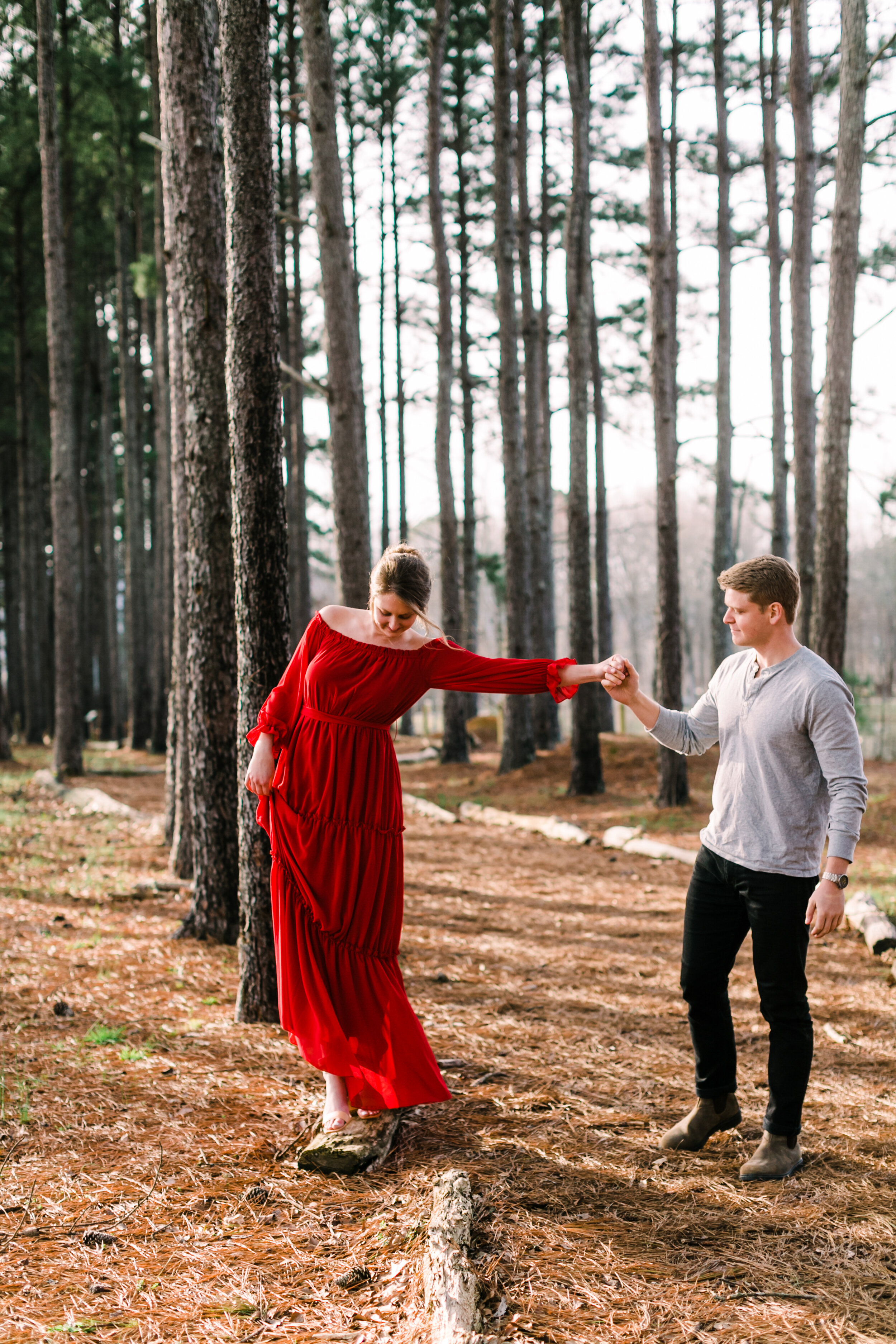 Monte Sano + Romantic Forest Engagement + Alabama Wedding Photos (18 of 70).jpg