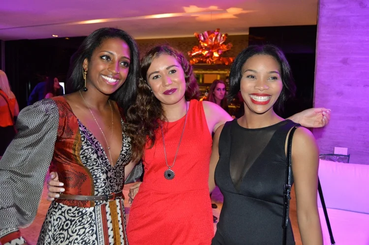 Beautiful ladies from Press Room - Iman Allie and Roxy Smith