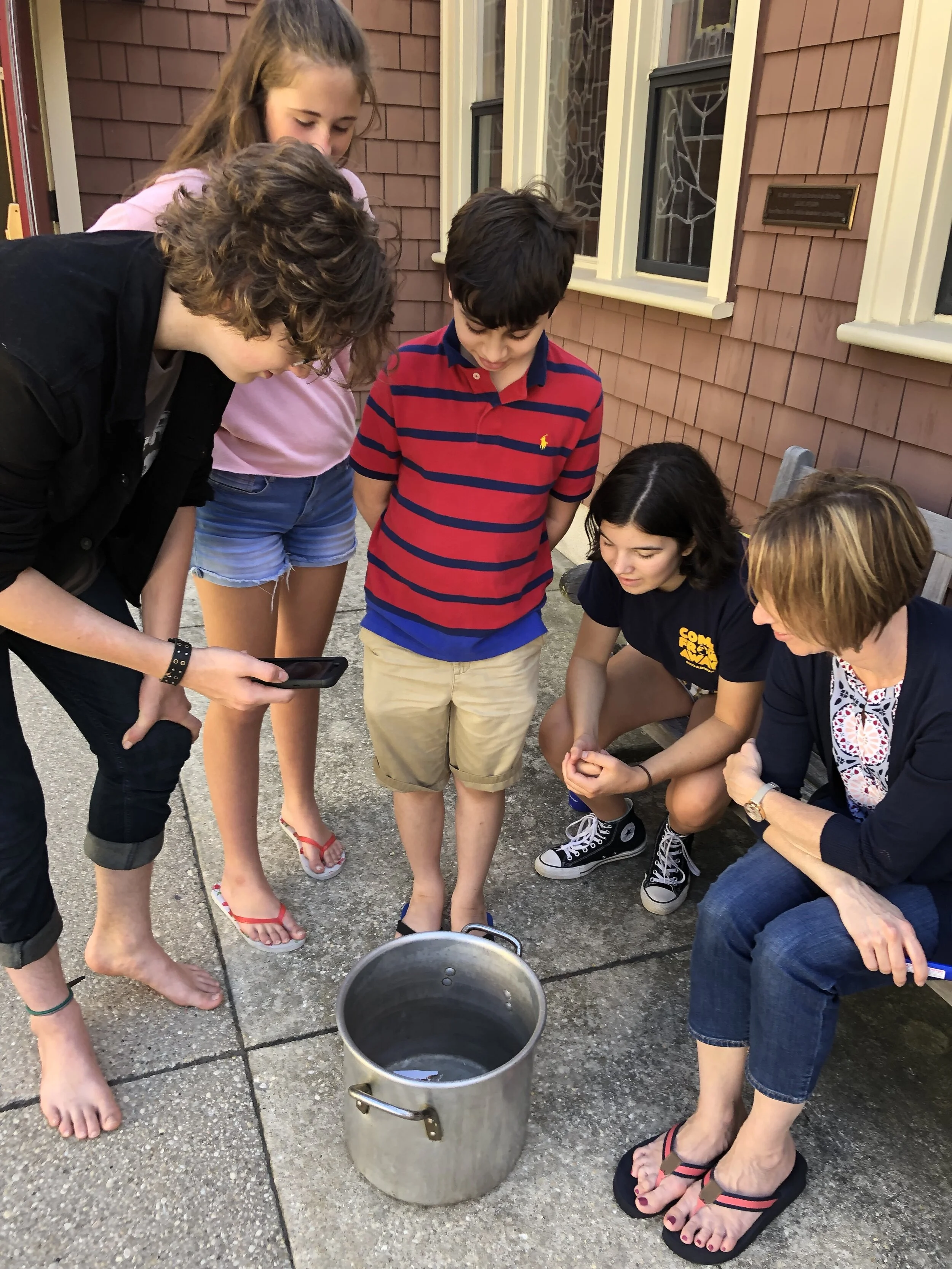 2019 Confirmation retreat, Burning Sins