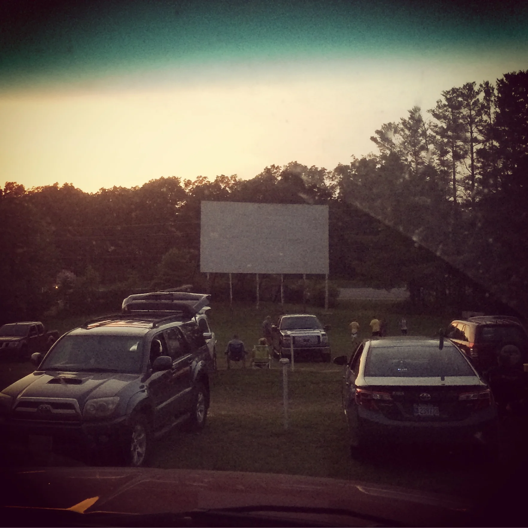 We well deserve dinosaur break at the local drive-in