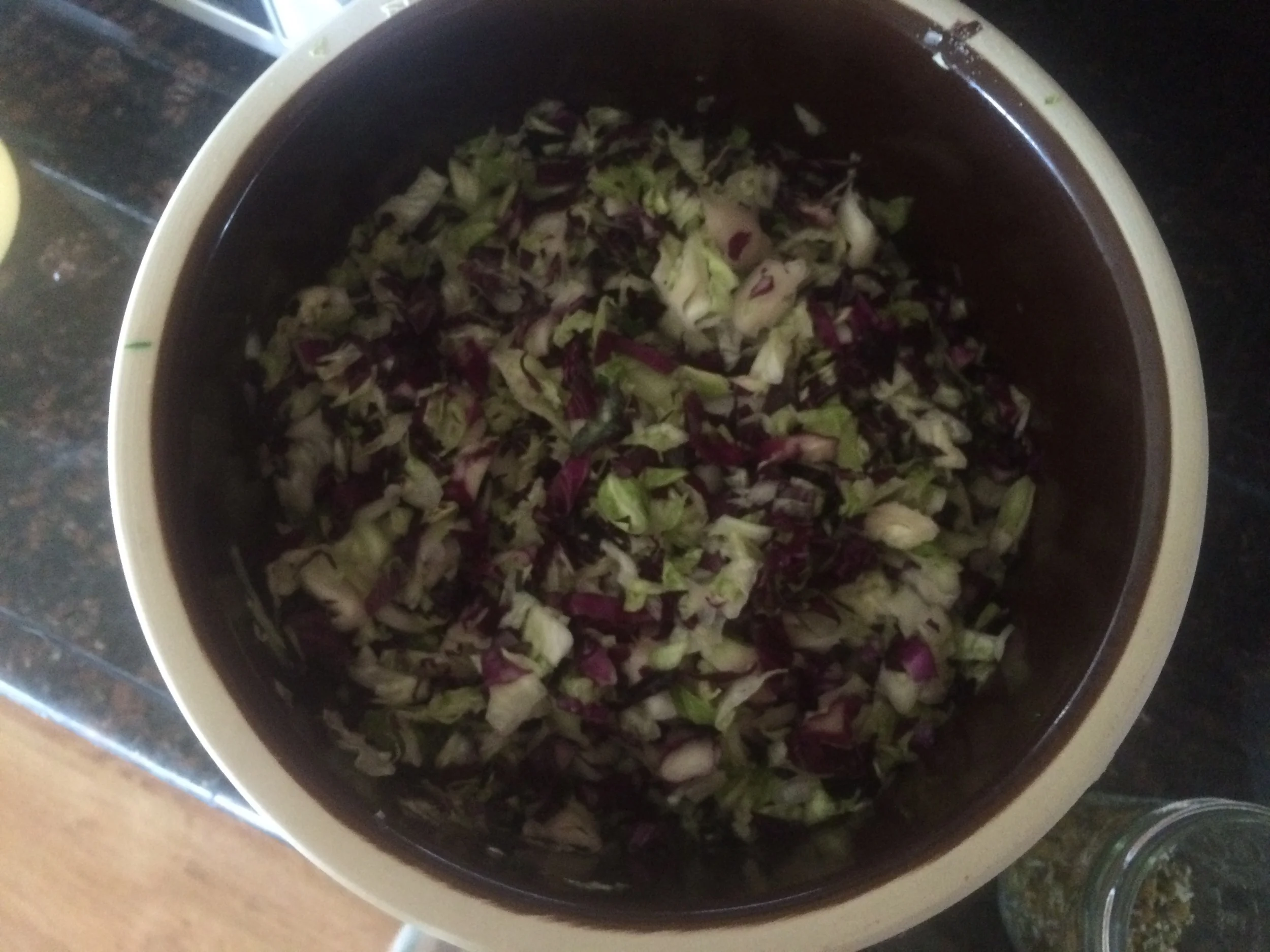 In the crock it goes