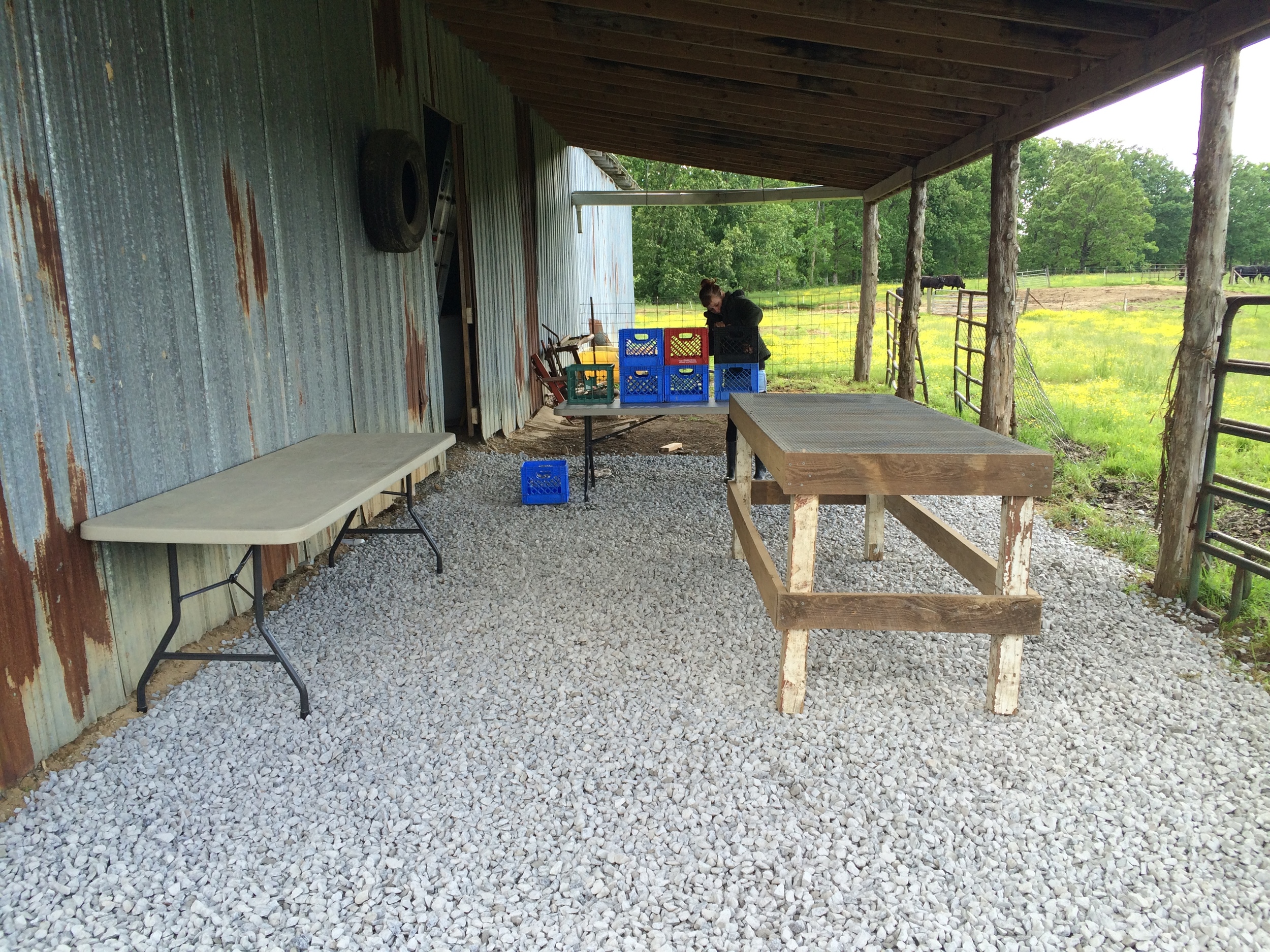 Our new washing station! 