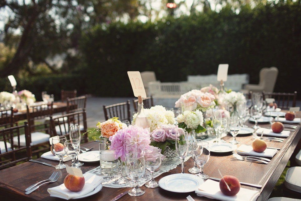 Our Camarillo wedding caterer setting up