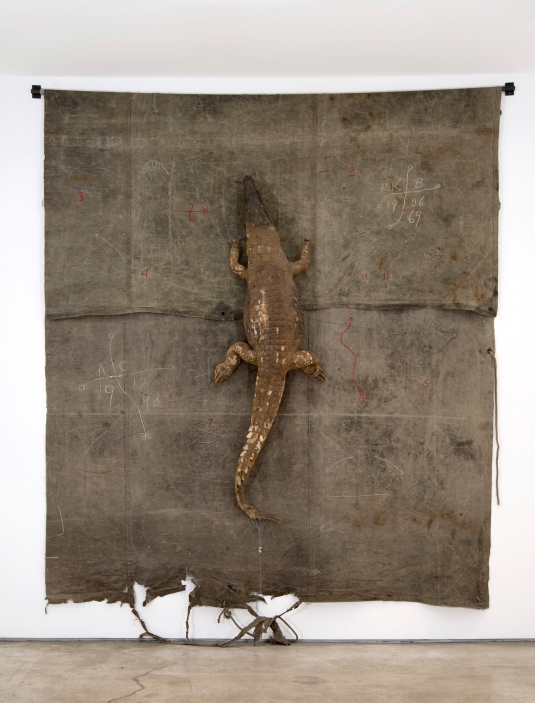 Radcliffe Bailey, "On Your Way Up," mixed media, 2013. Courtesy of the artist and Jack Shainman Gallery, New York.
