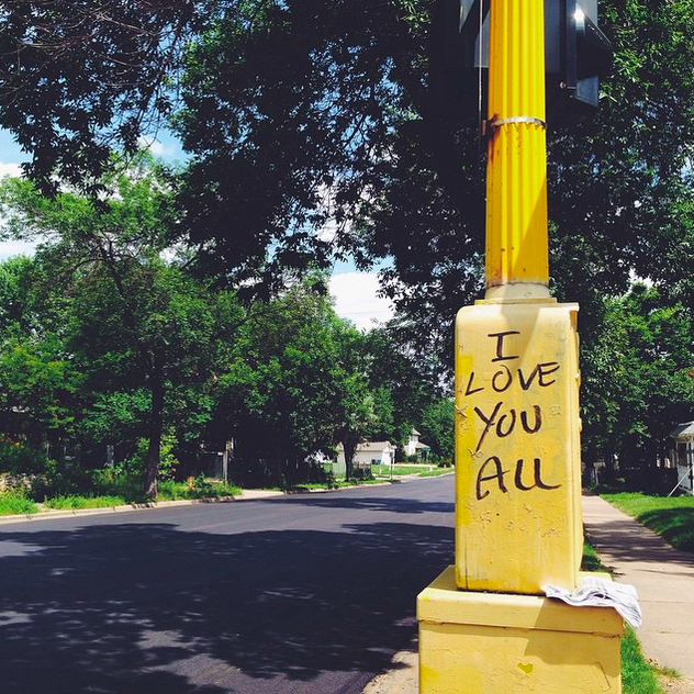 I really do (graffiti from our neighborhood). 