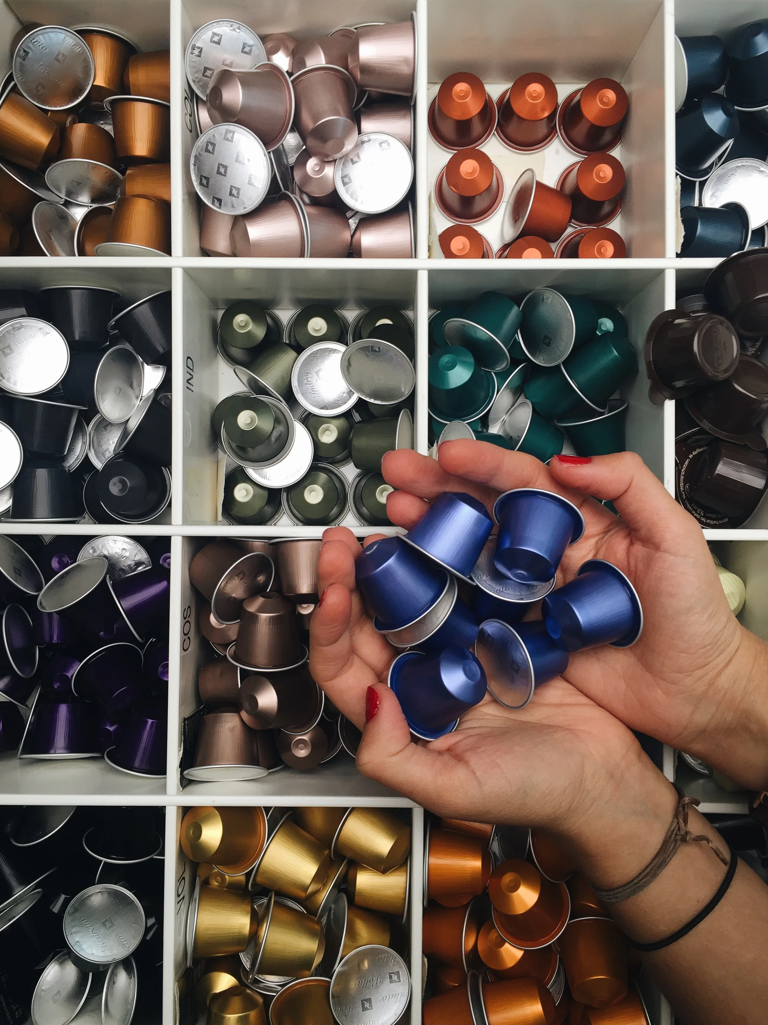 the positive cup with Nespresso