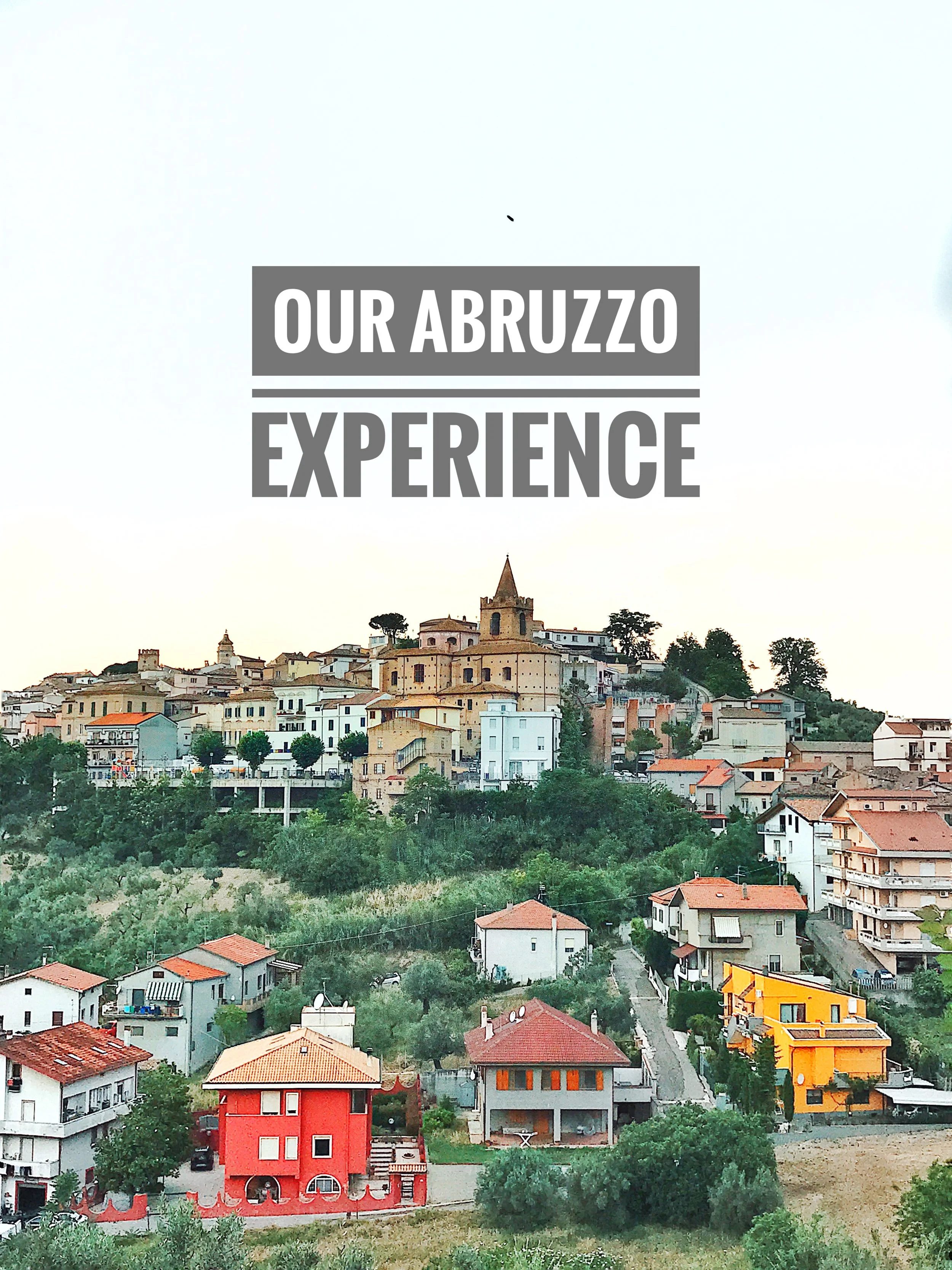 our Abruzzo experience