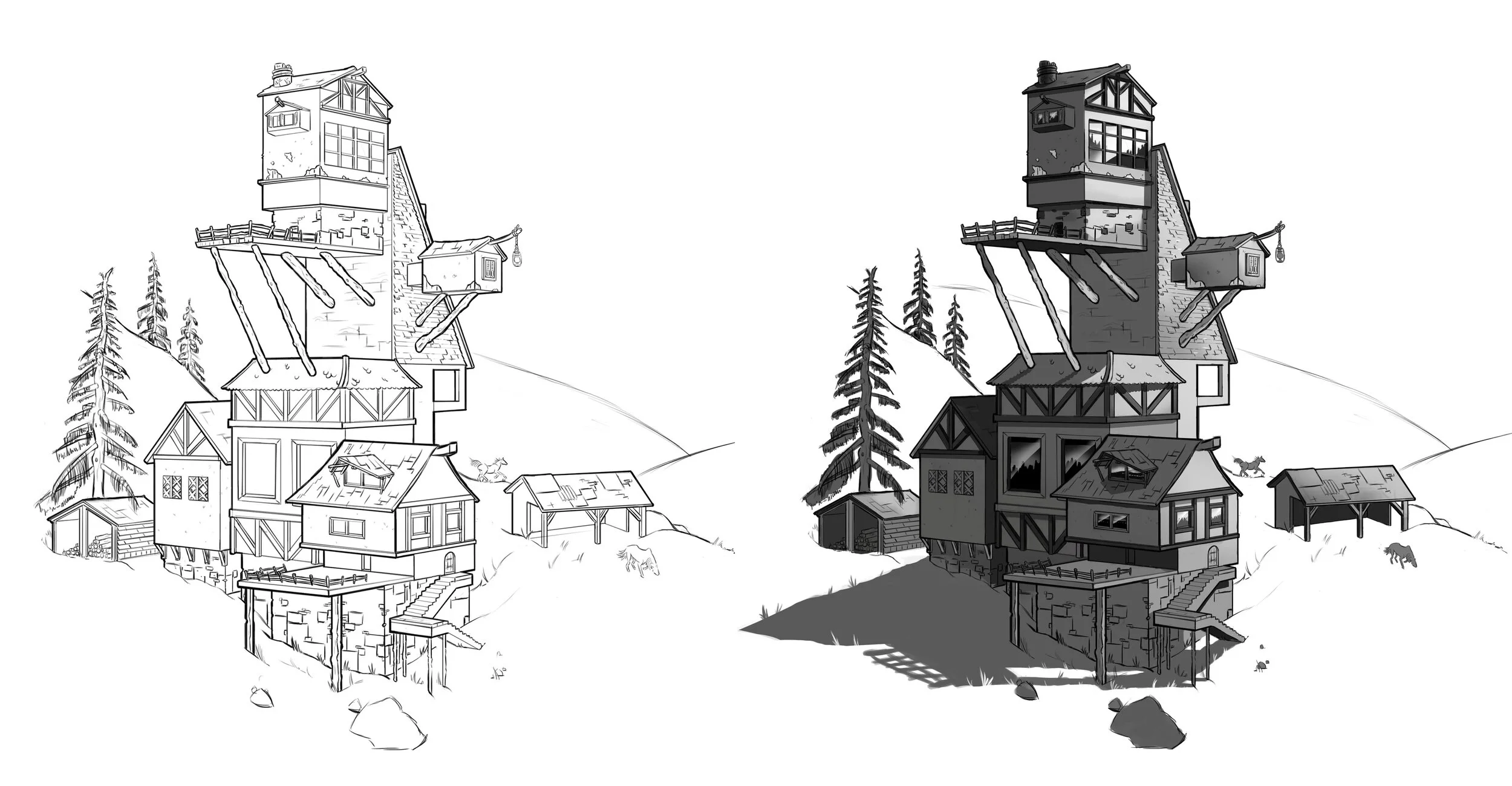 Exterior of the Pub/Inn