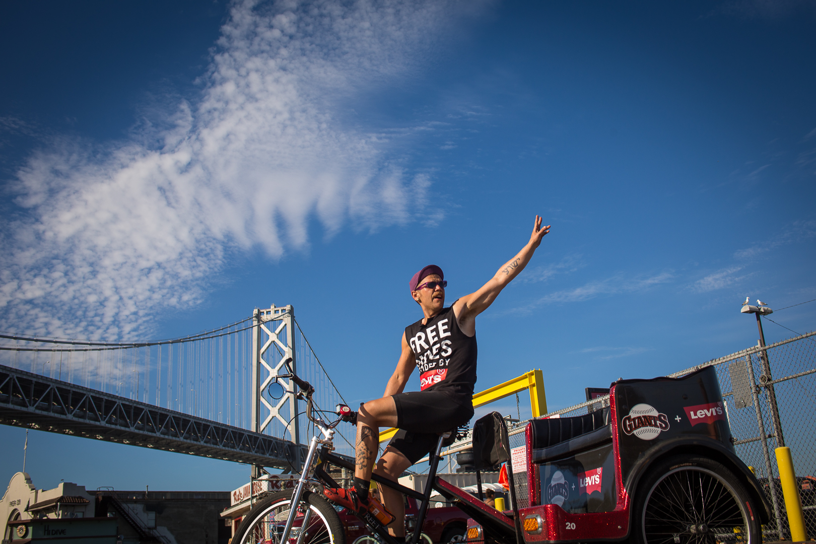 The Babe Ruth by a San Francisco Pedicab Operator