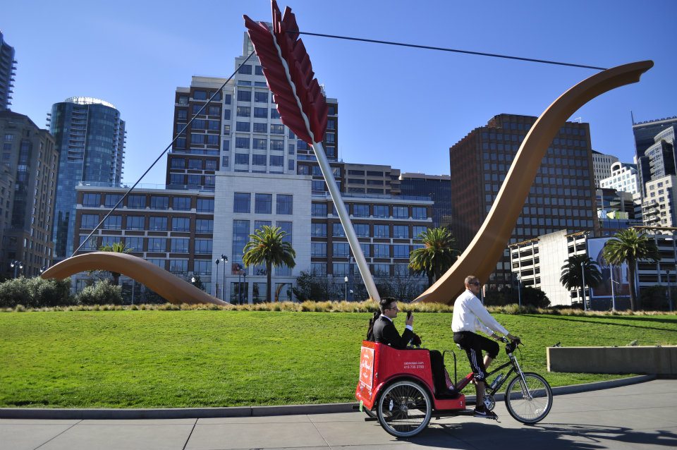 Cabrio Taxi Pedicab at San Francisco Bow & Arrow