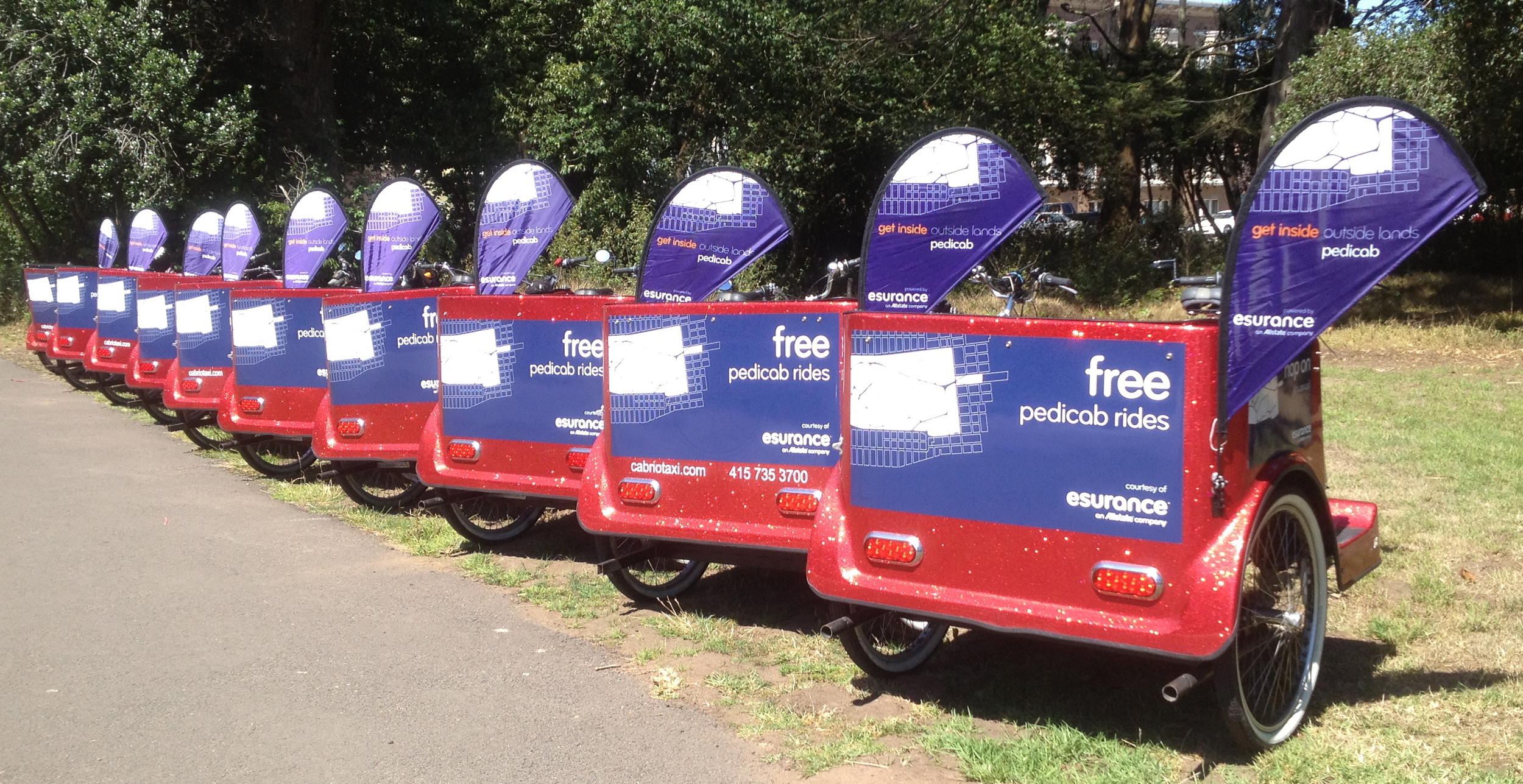 Esurance Pedicabs at Outside Lands 2012 (1).jpeg