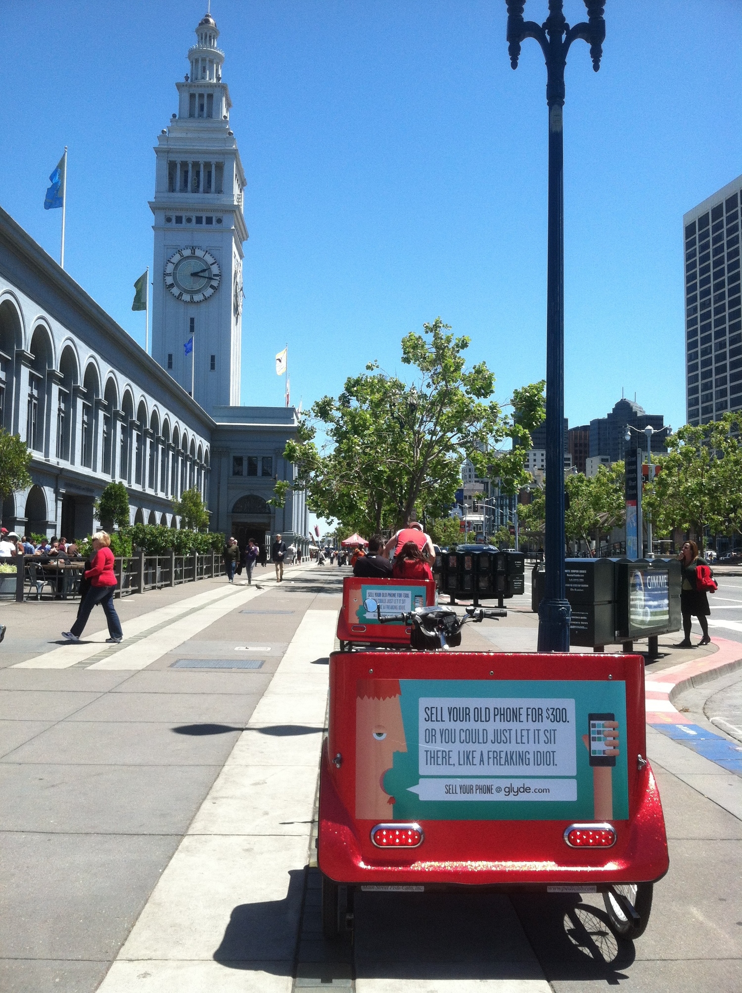 Cabrio Taxi San Francisco Pedicab Advertising for Glyde.jpeg