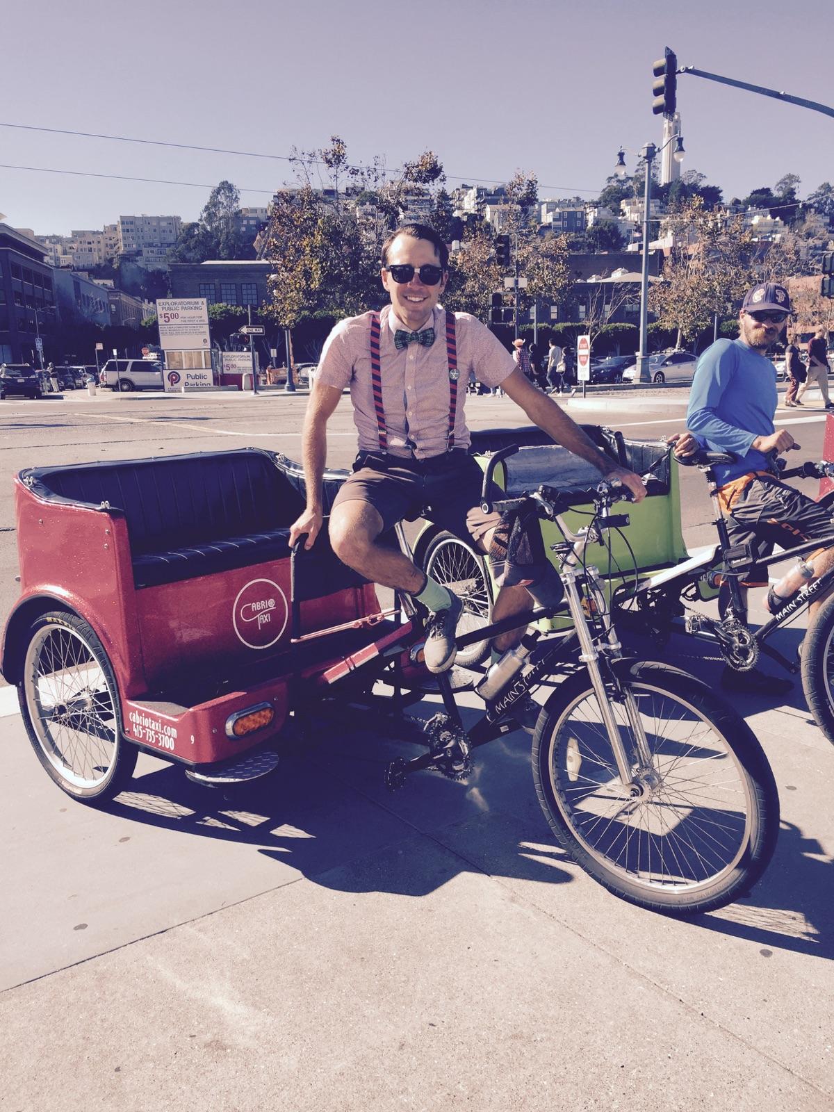 Pedicabs on Halloween