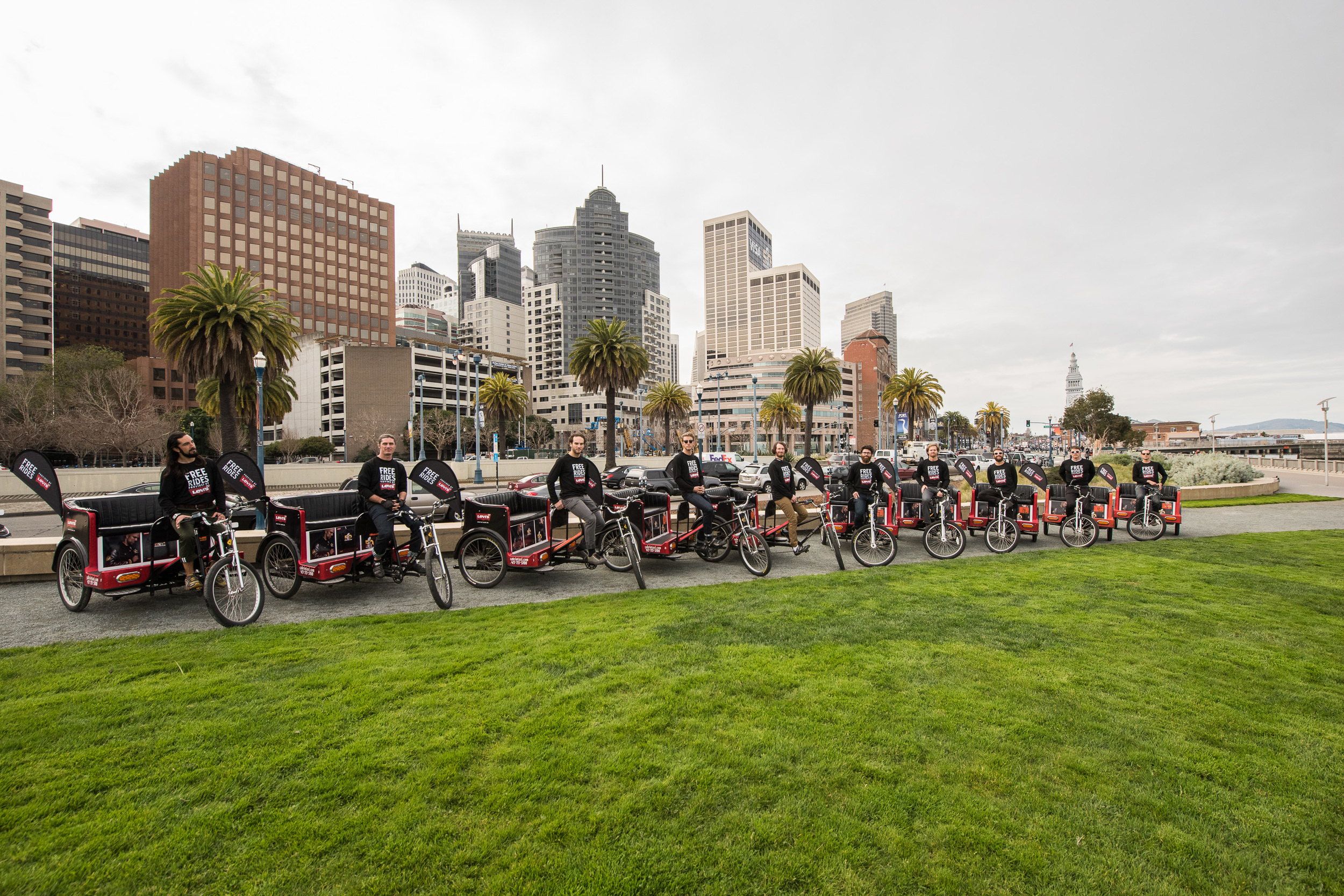 Louis Vuitton Pampers VIPs w/ Pedicabs — Cabrio Taxi Pedicabs