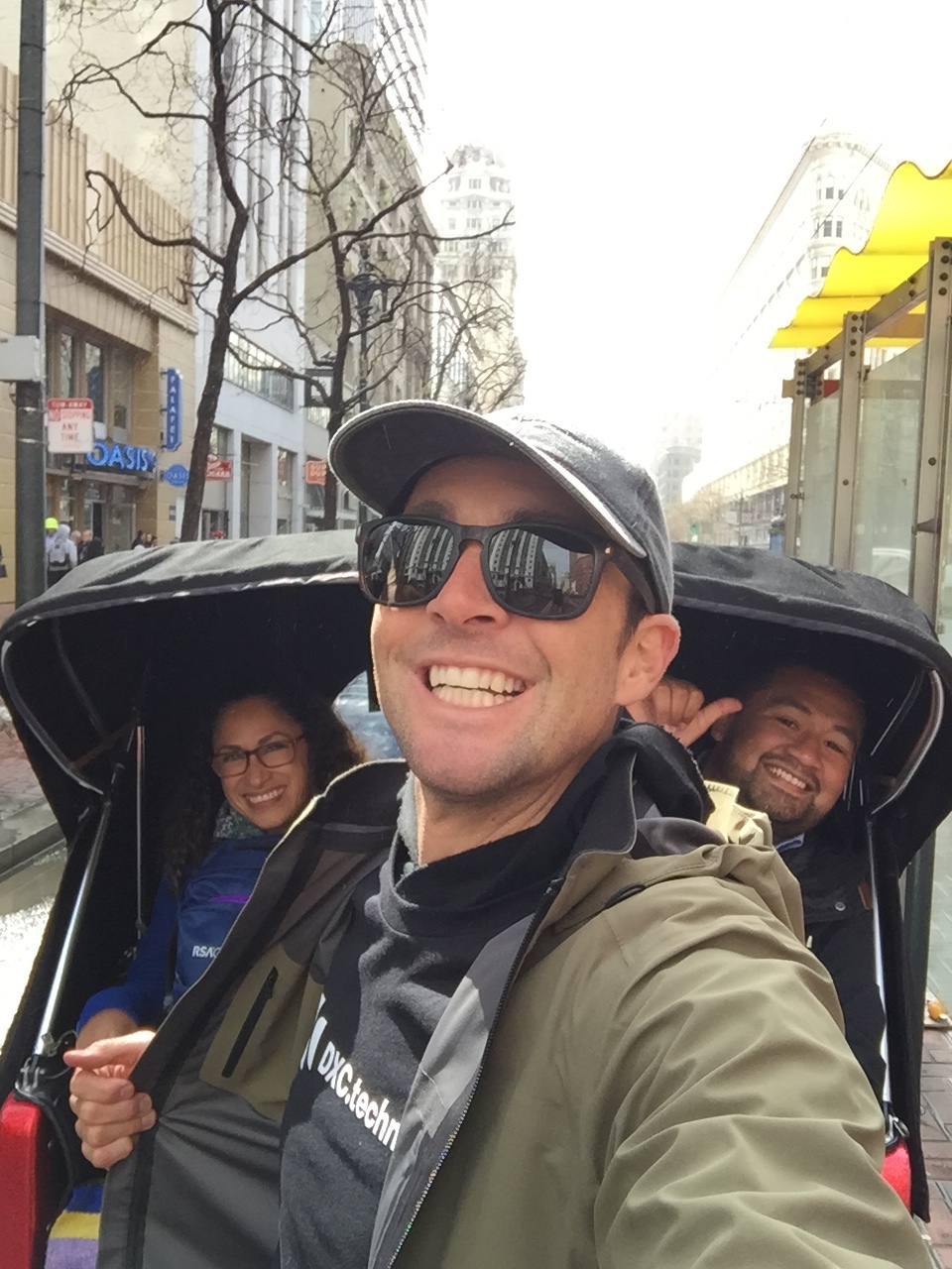 Despite the rain, our passengers had a blast!