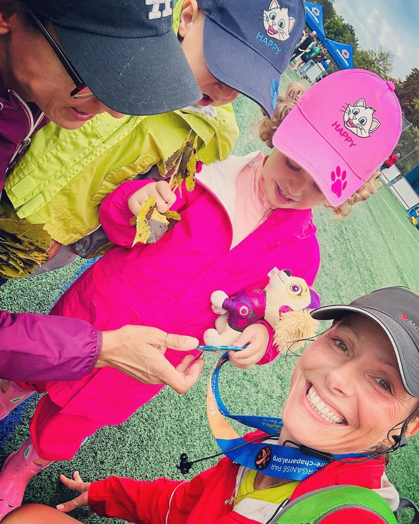 10.September 2023

1st #halfmarathon #demimarathonblainville after more than 3 years. It rained till 4km before the finish line. 
Arriving at the finish line 🏁 my 3 babies were waiting for me. Best feeling ever &hearts;️💙💛 I love you 😍

#thankyou