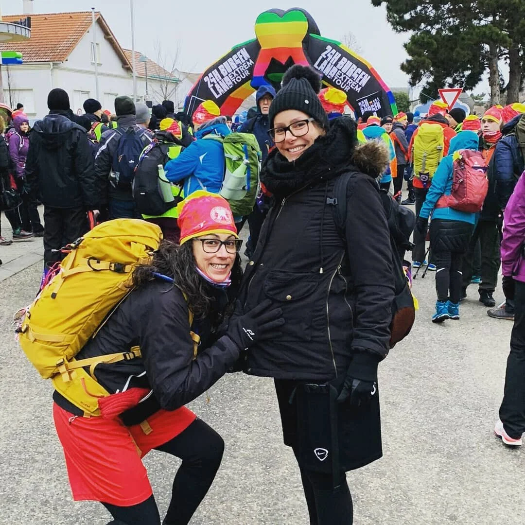 #yesterday @burgenlandextrem
#babyandiontour #babywalker
Even though I'm pregnant #37weekspregnant , I couldn't resist! I had to go to the starting line and walk for at least a few km! 
Amazing!!😁😁😁 #livelovemove #burgenlandextrem #dowhatyoulove #