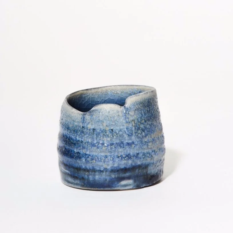  Rocks Cup. Woodfired Porcelain with glaze. 2021 