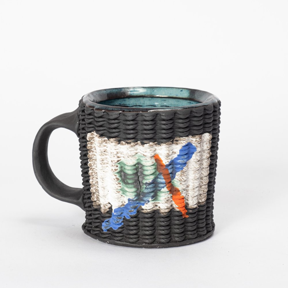 3D Printed Mug w/Drawing 2 Large — Avi Farber