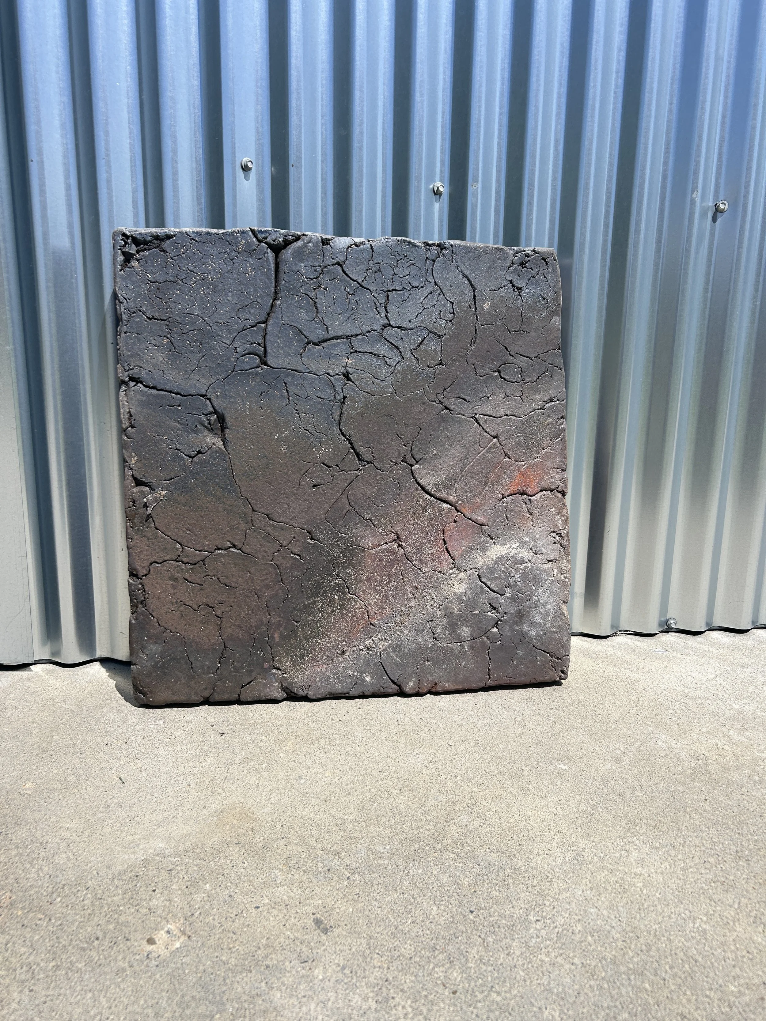  Ceramic panel door process shot.  