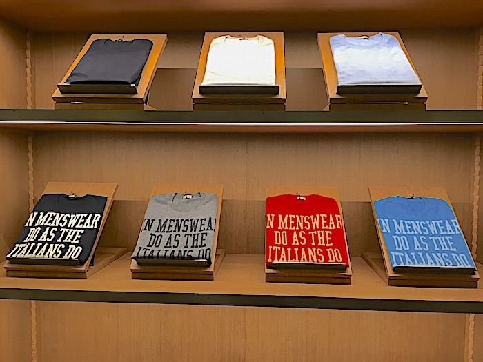 Caruso Menswear Slogan: "In Menswear Do As the Italians Do"