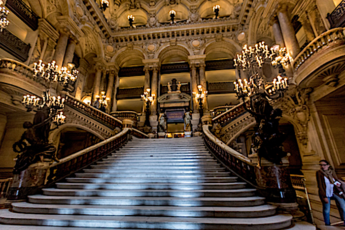 Paris Opera House, Grand Staircase Photo by Nicole Brown. Dreamstime