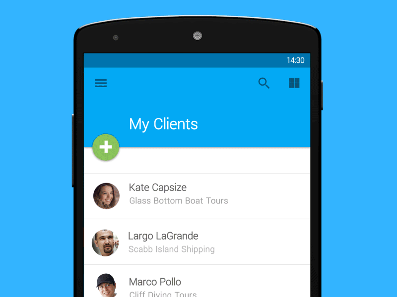 Contact List by Eric Azares