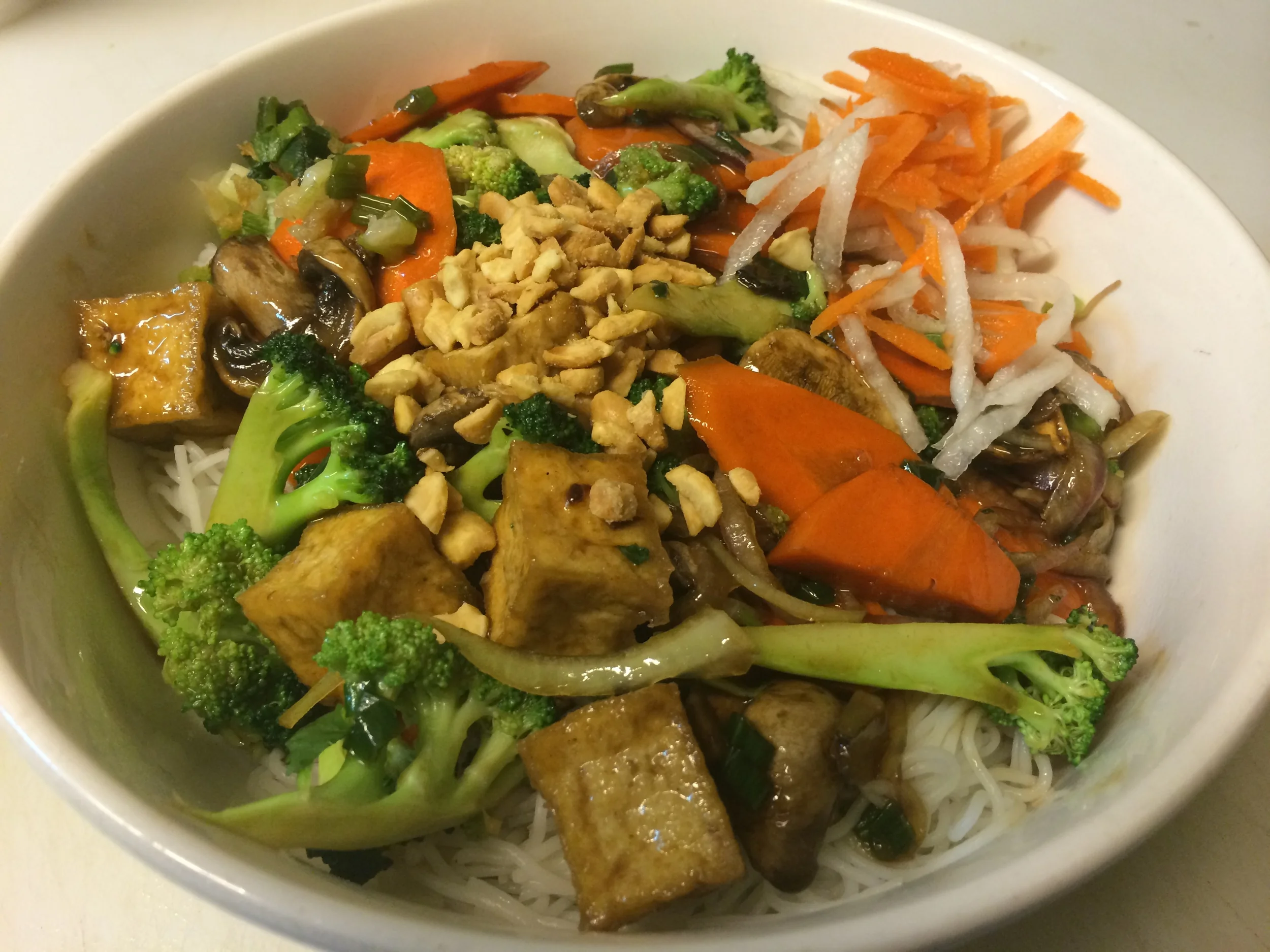 Vegetarian Vermicelli Bowl