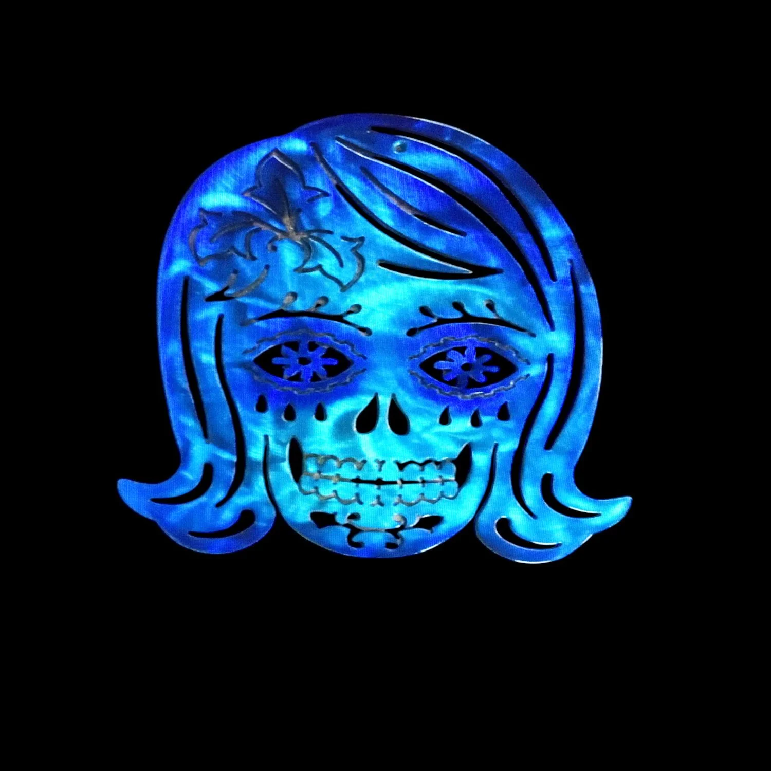 Sugar Skull Mrs. Día de Muertos In Color