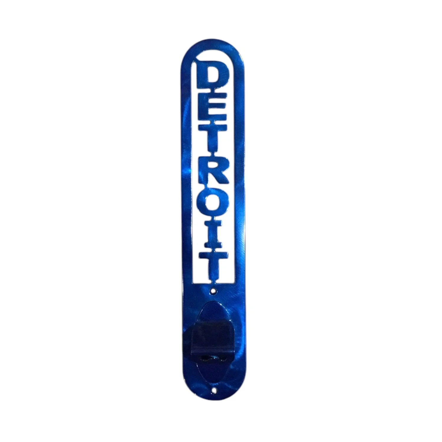 Detroit Metal Wall Mount Bottle Opener
