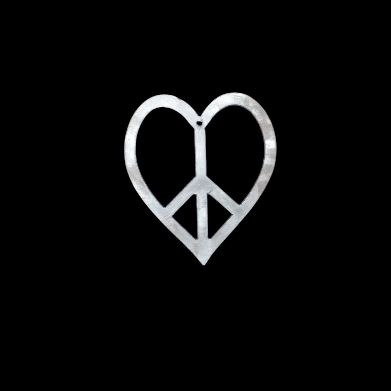 Peace Sign metal cut out