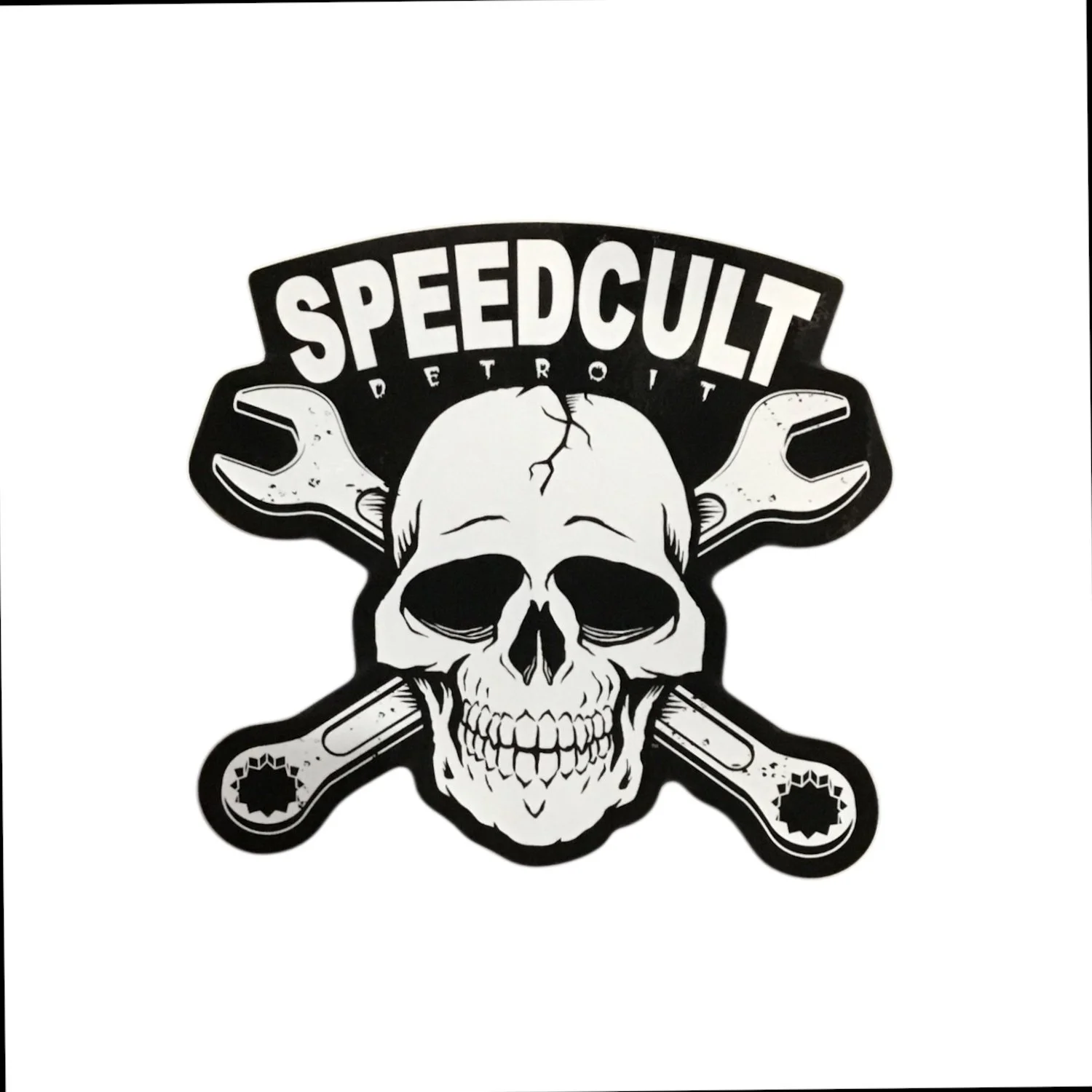 Speedcult Skull and Wrenches Sticker