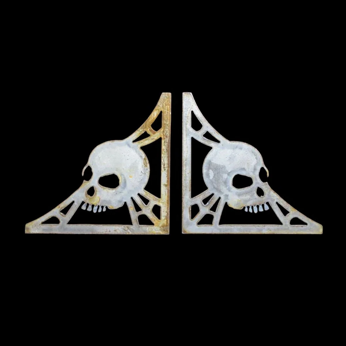 Skull and Web 8x8 Bottom Gusset Pair