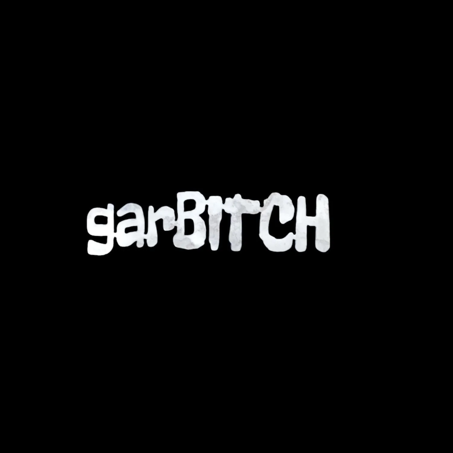 garBitch metal sign
