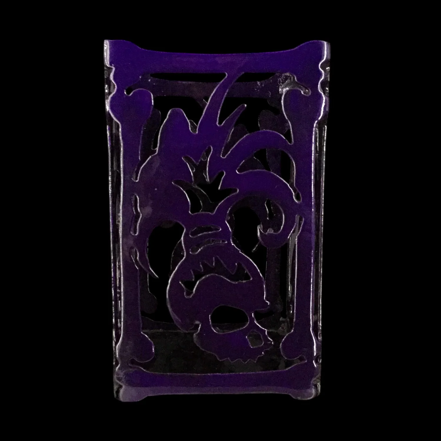 Shrunken Skull Candle Holder