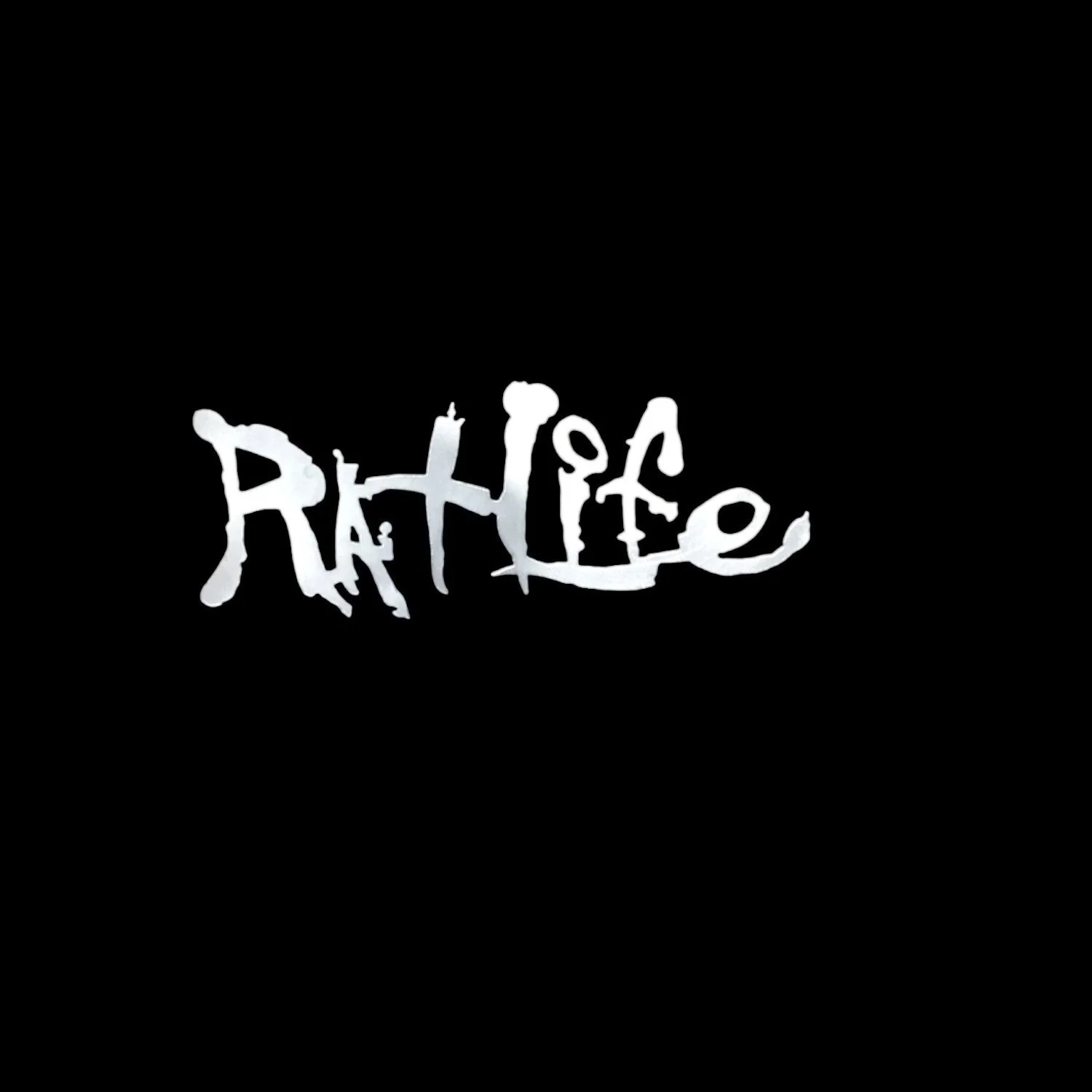 Rat Life metal sign