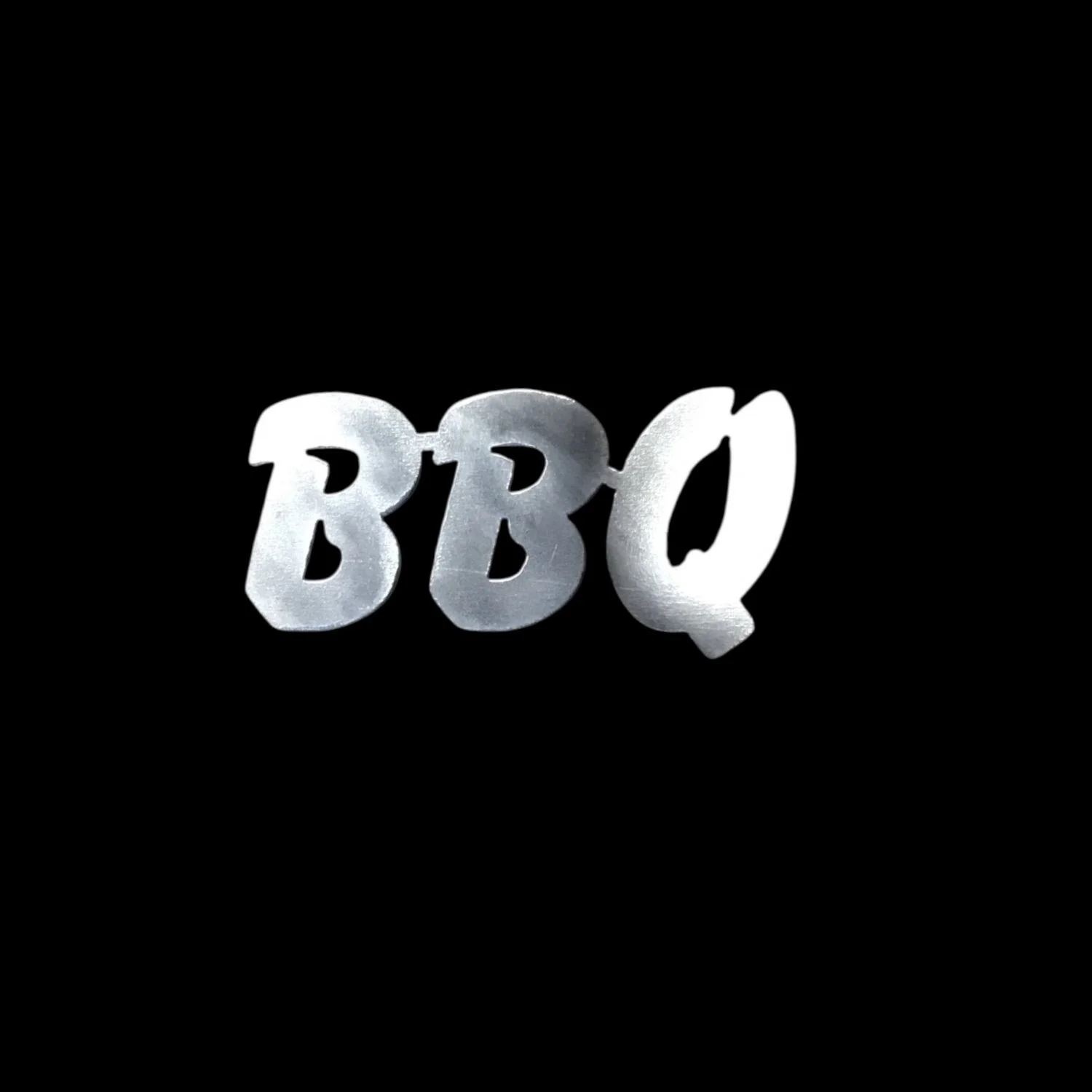 BBQ metal sign