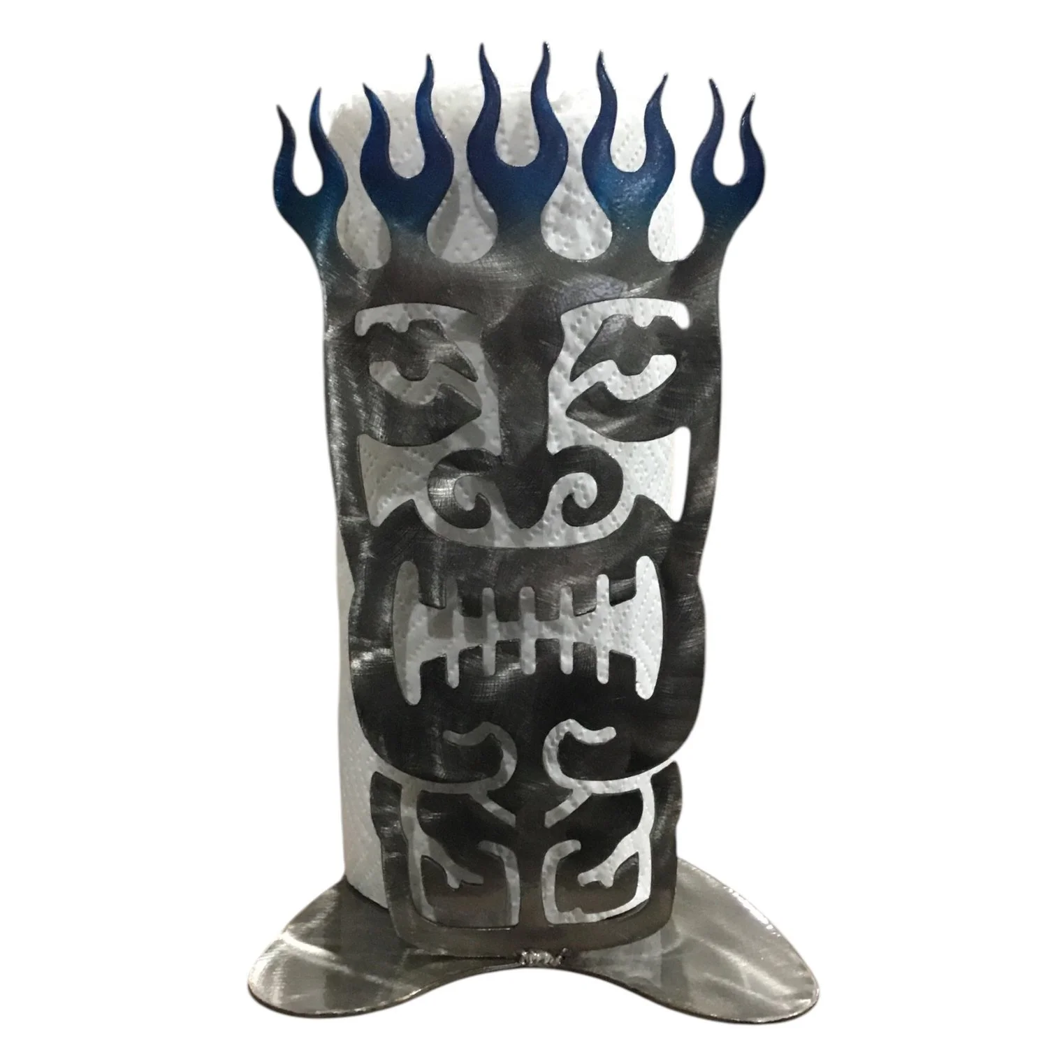 Tiki God Metal Paper Towel Holder