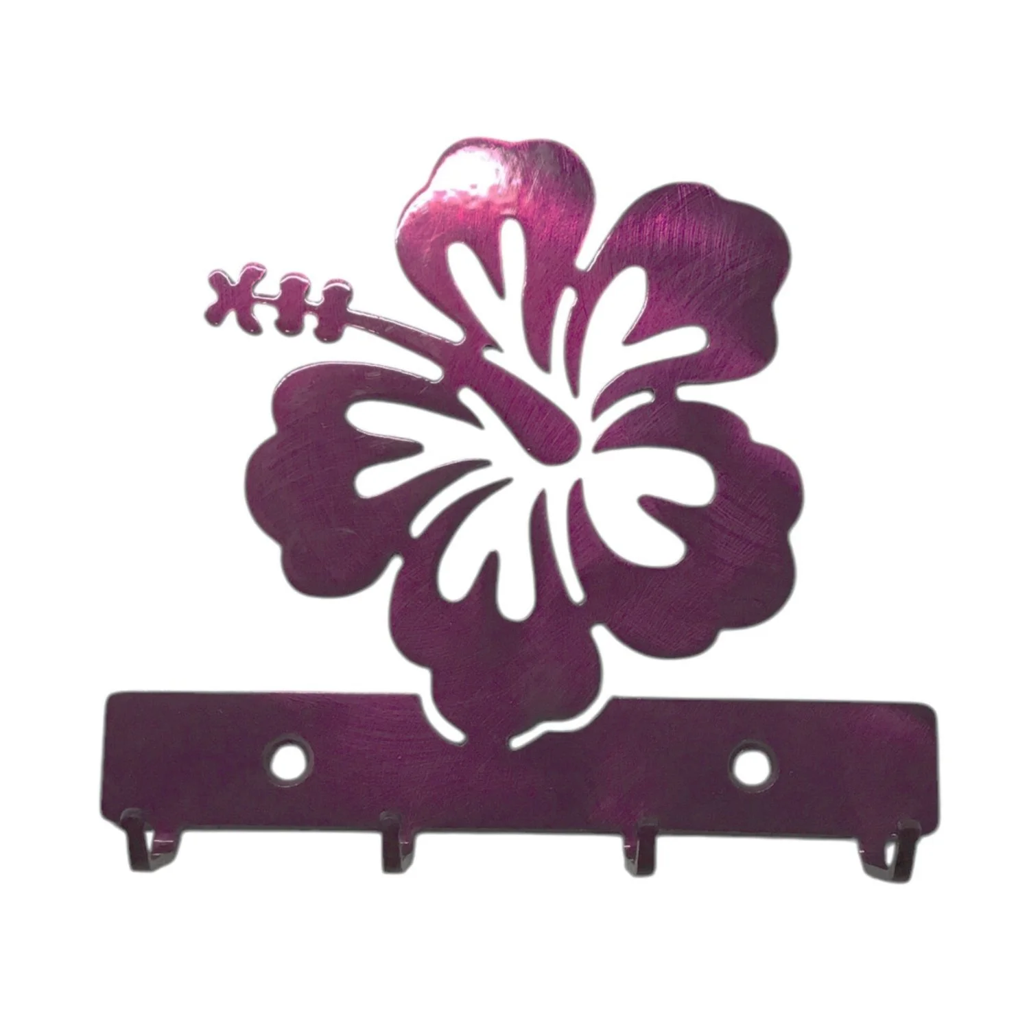 Hibiscus flower Metal key holder