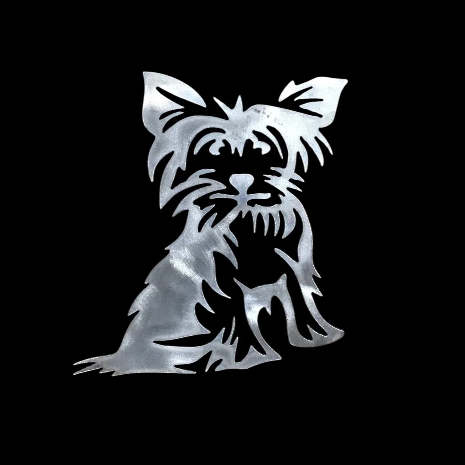Yorkie Metal Cut OUt
